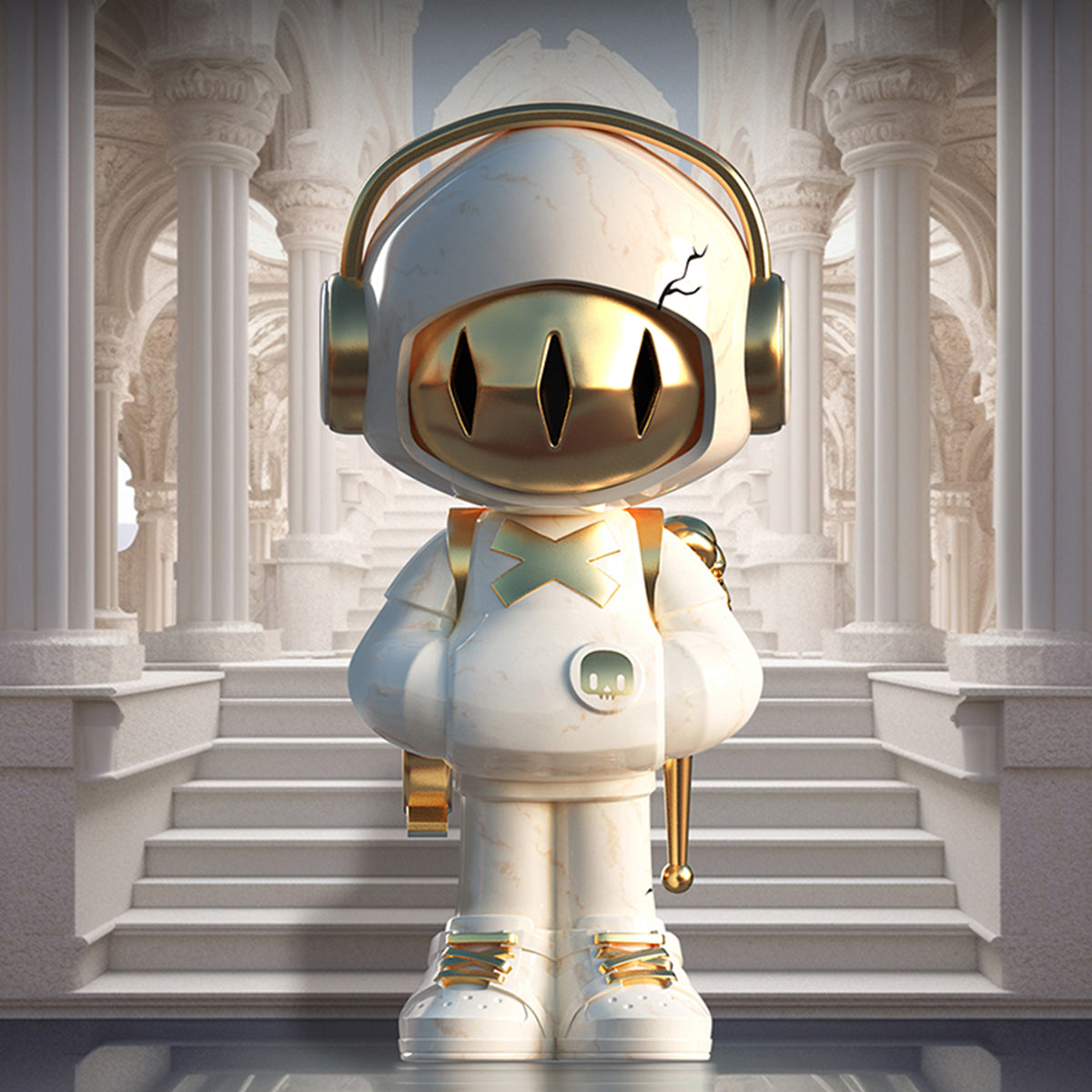 MR.BONE Mini 2 Generation Times Travel Series Blind Box Figure
