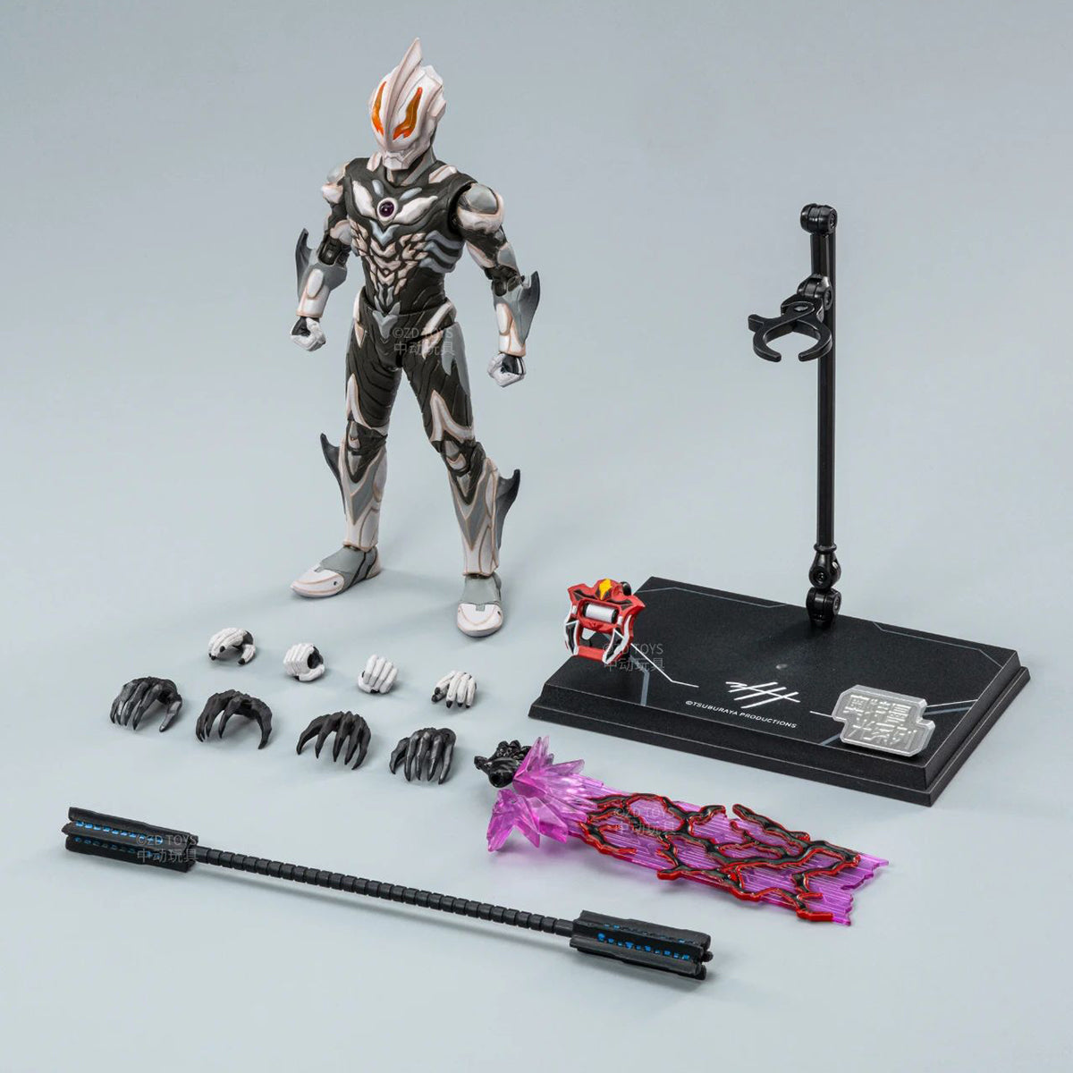 ZD Toys 1/10 Belial Atrocious & Ultraman Cosmos Luna Mode & Ultraman Belial & Ultraman Dyna, All Luminous Version Action Figures
