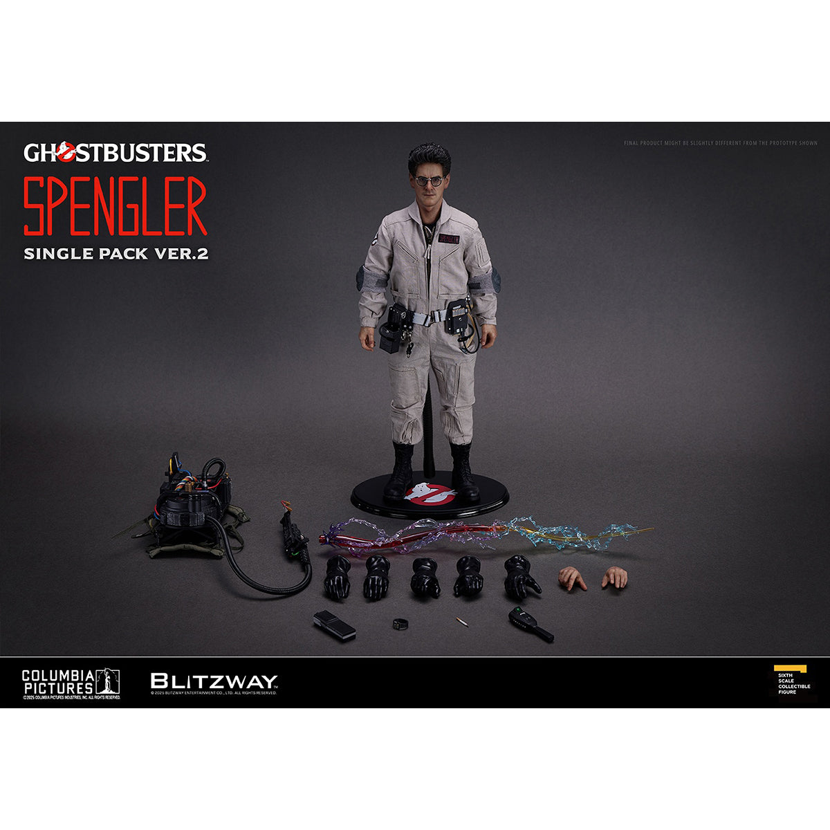 Blitzway, Ghostbusters 1984, Winston Zeddemore/Dr. Egon Spengler/Dr. Raymond Stantz/Dr. Peter Venkman, Single Pack ver.2, 1/6 Scale Action Figure