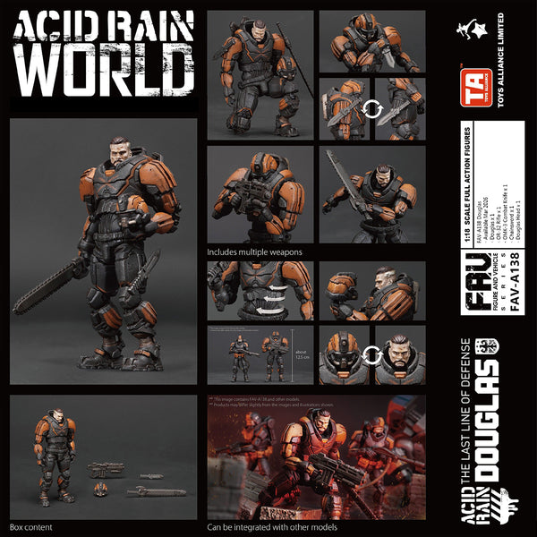 TOYS ALLIANCE Acid Rain World FAV-A138 Douglas 1/18 Scale Action Figur