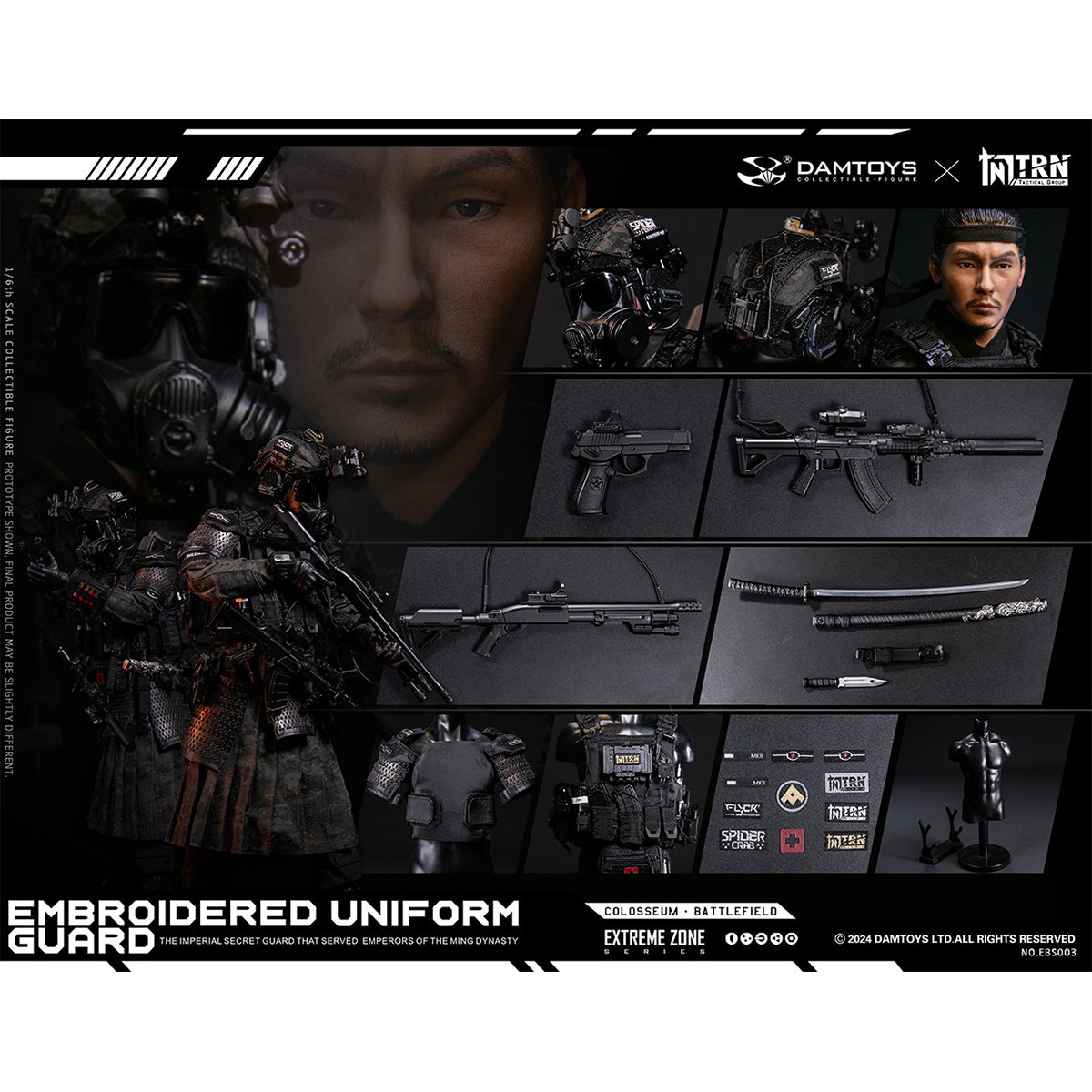 DAMTOYS Extreme Battlefield Tactical Ming Dynasty - Jinyiwei Action Figures