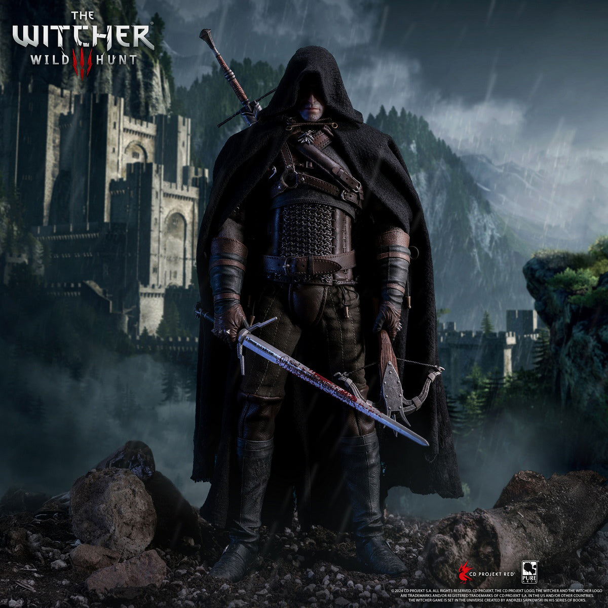 PureArts Wild Hunt: Geralt of Rivia Action Figures