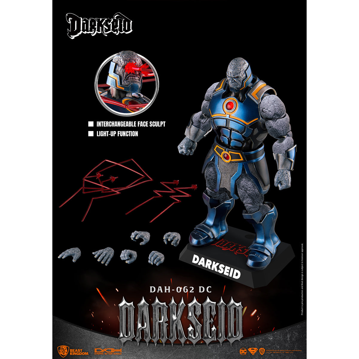 Beast Kingdom DAH-062 DC Comics Darkseid 1/9 Scale Action Figure