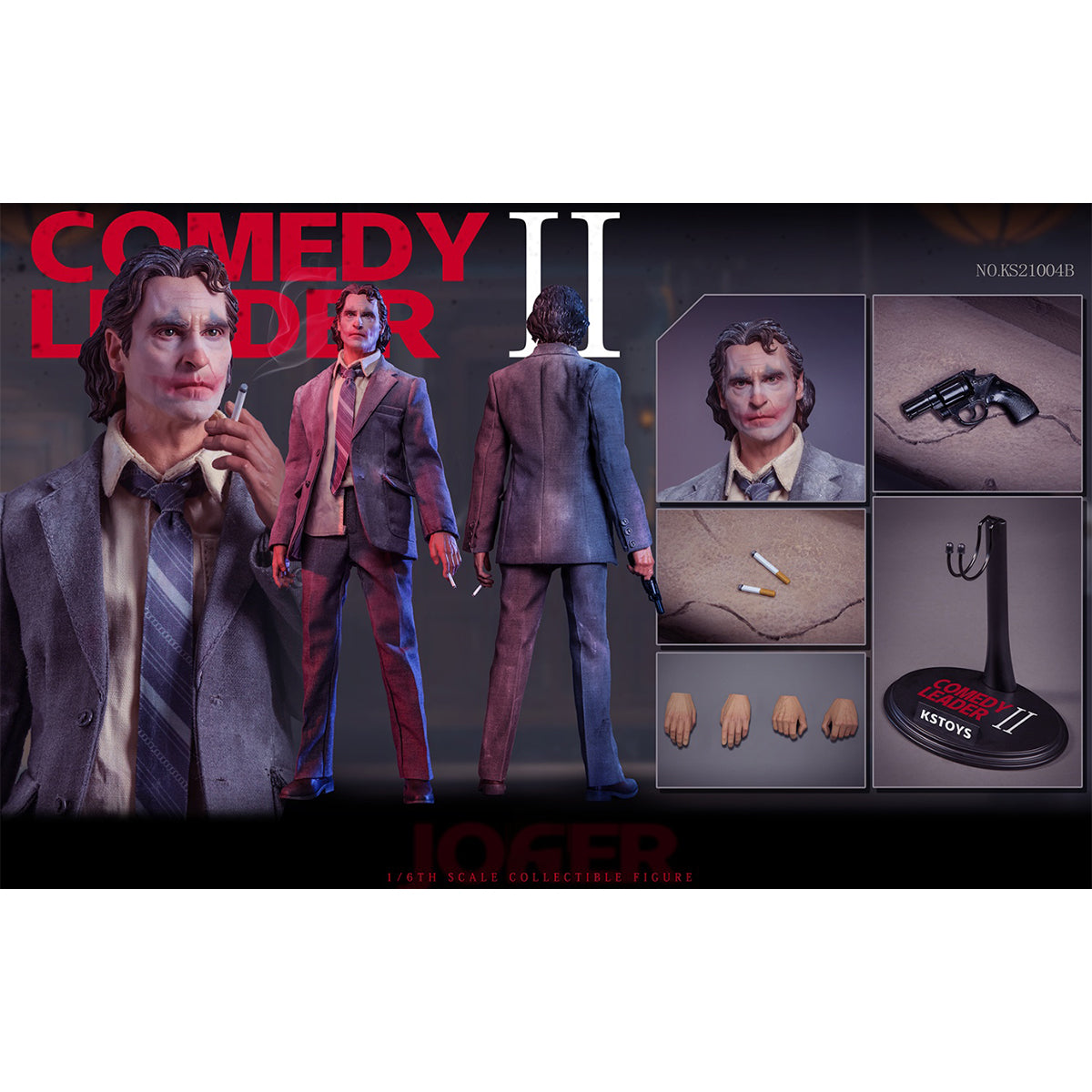 KSTOYS Comedy Leader II & Stair Base Action Figures