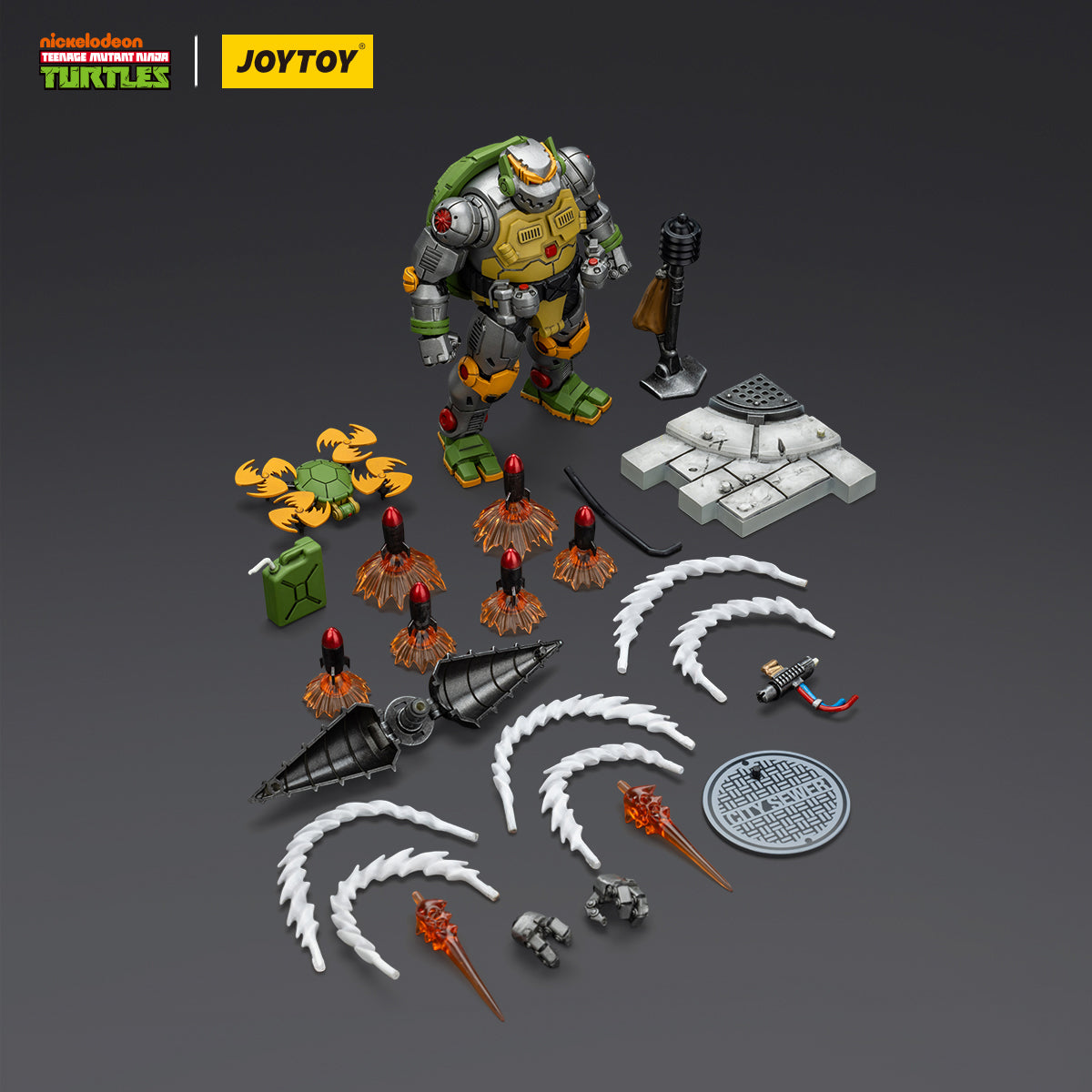 JOYTOY TMNT-Metalhead & TMNT-Leatherhead 1/18 Scale Action Figure