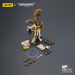 JOYTOY Warhammer 40K Death Guard Tallyman with Plasma Pistol & Biologus Putrifier with Injector Pistol and Hyper Blight Grenades 1/18 Scale Action Figure