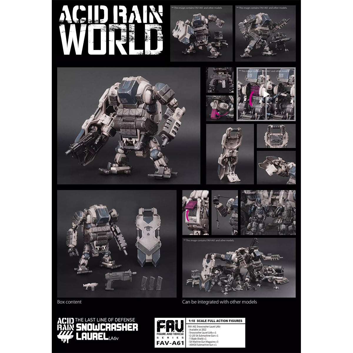 TOY ALLIANCE Acid Rain World Snowcrasher Laurel LA6v Action Figure