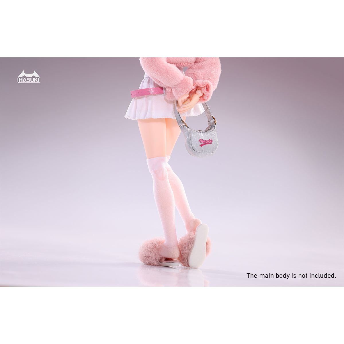 HASUKI Pink Sexy Girl Outfit Set CS020 Doll Clothes Accessory 1/12 Scale Fit Action Figure