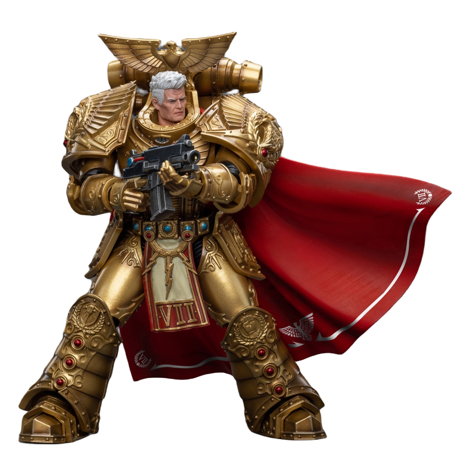 HiPlay JoyToy Warhammer The Horus Heresy Collectible Figure: Imperial Fists Rogal Thorn, Primarch of The Vllth Legion 1:18 Scale Action Figures JT8865