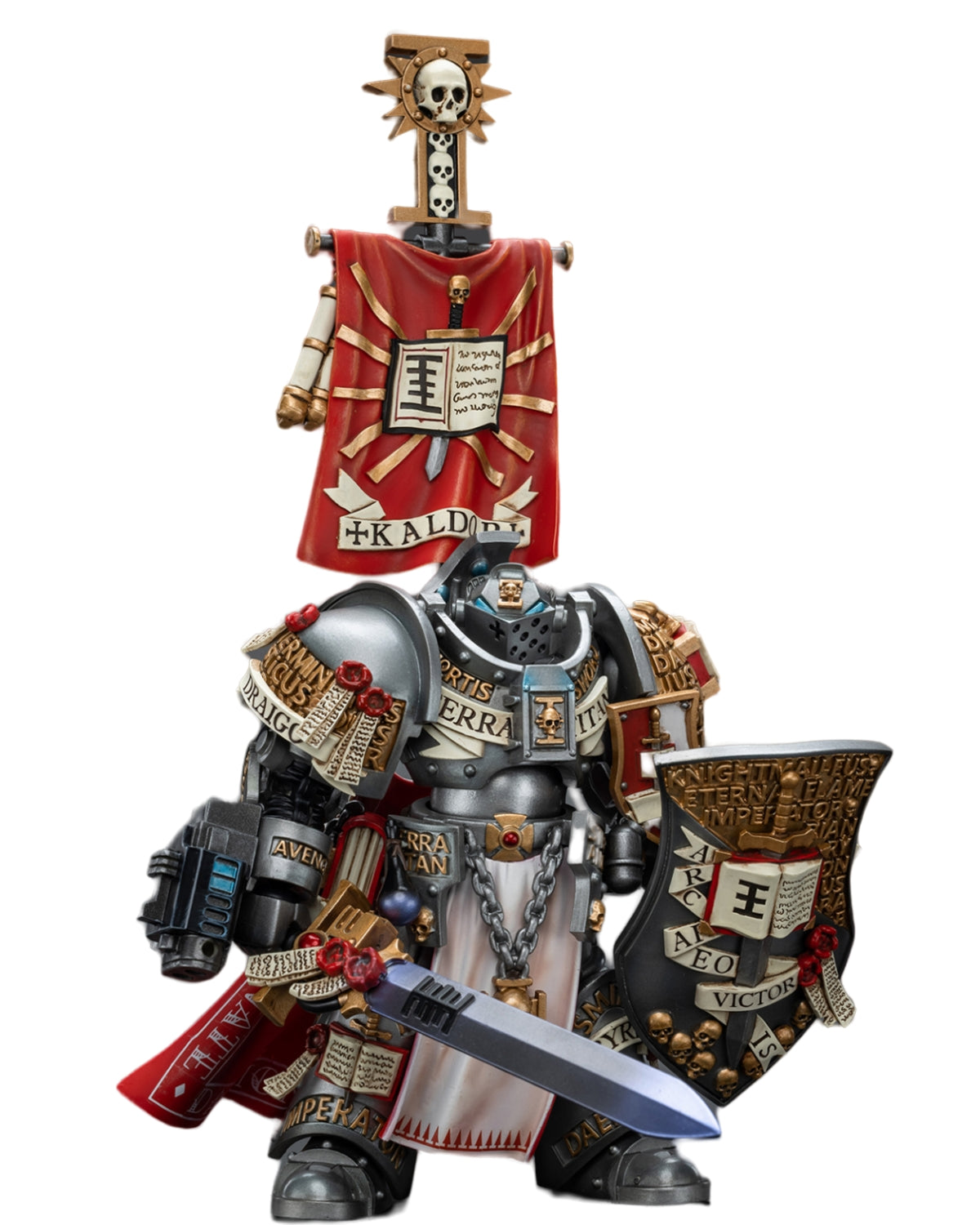 HiPlay JoyToy JT9220 40K Collectible Figure: Grey Knights Kaldor Draigo 1:18 Scale Action Figures