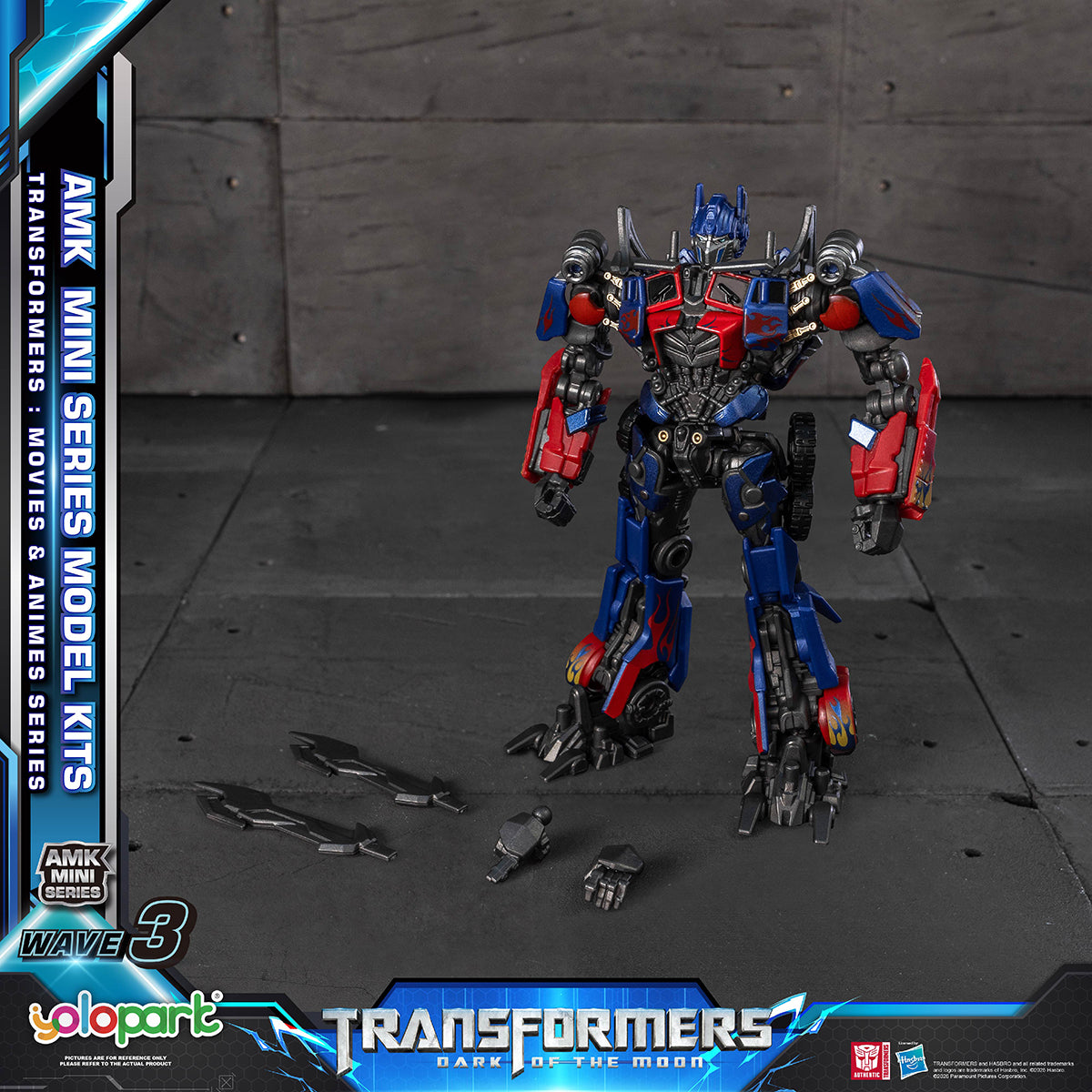 Yolopark AMK MINI WAVE 3-TF3 Optimus Prime AMKM3OP Pre-assembled Model Kits