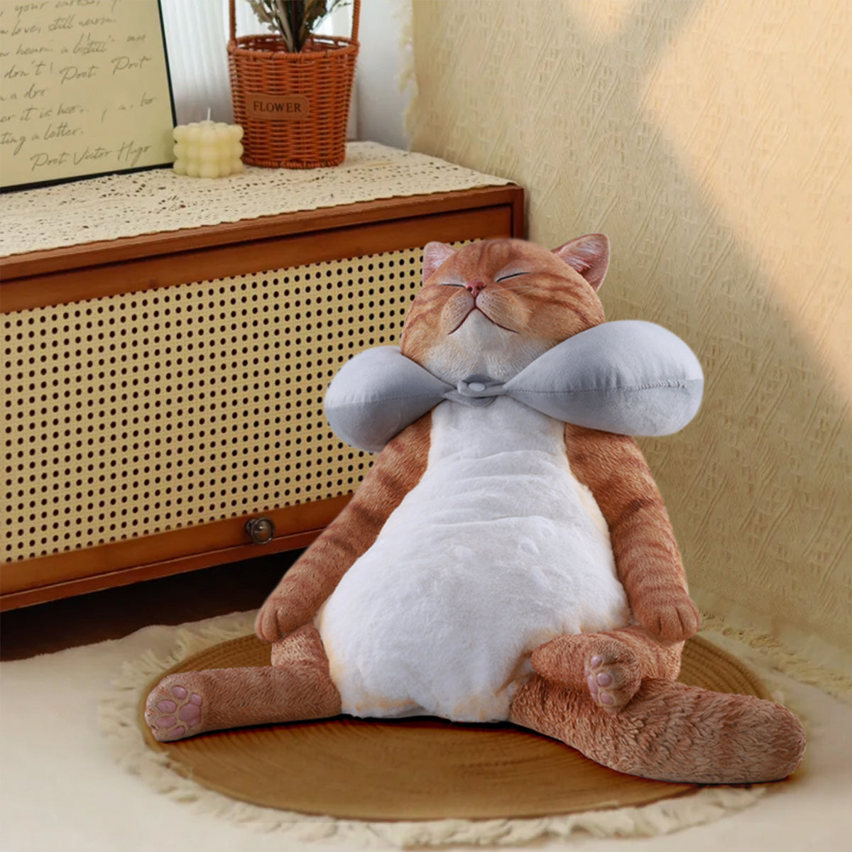 JXK Huge Cat Static Animal Figurine