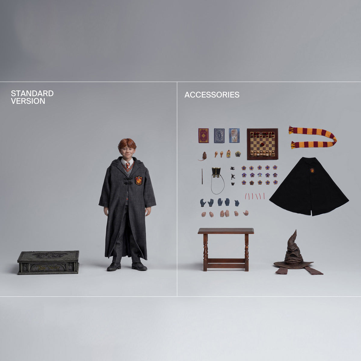 INART Harry Potter and the Sorcerer's Stone Ron Weasley School Uniform Standard 1/6 Scale Action Figure