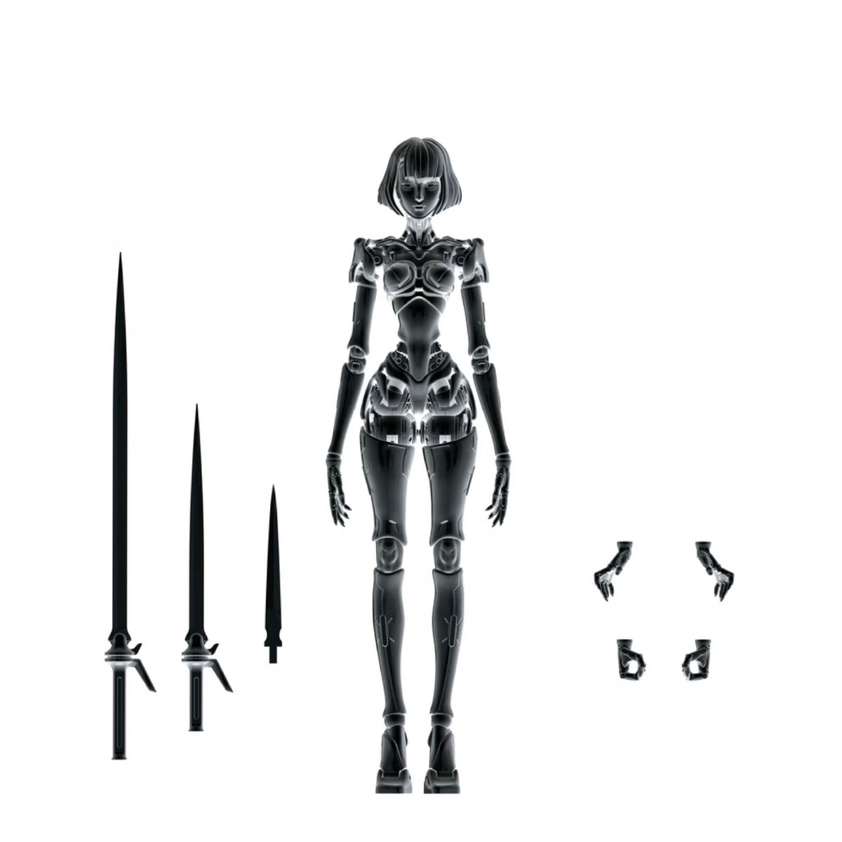 GUKE Workshop AI Agent-Femella C1 Figuras de acción de edición transparente