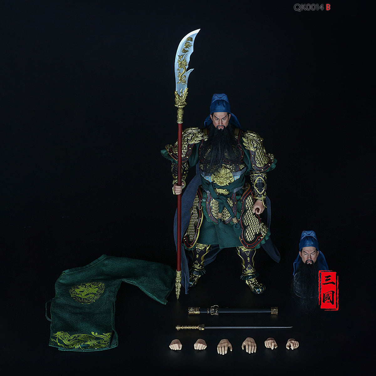 Qian Kun MODEL Guan Yu Yunchang Action Figure Single Edition