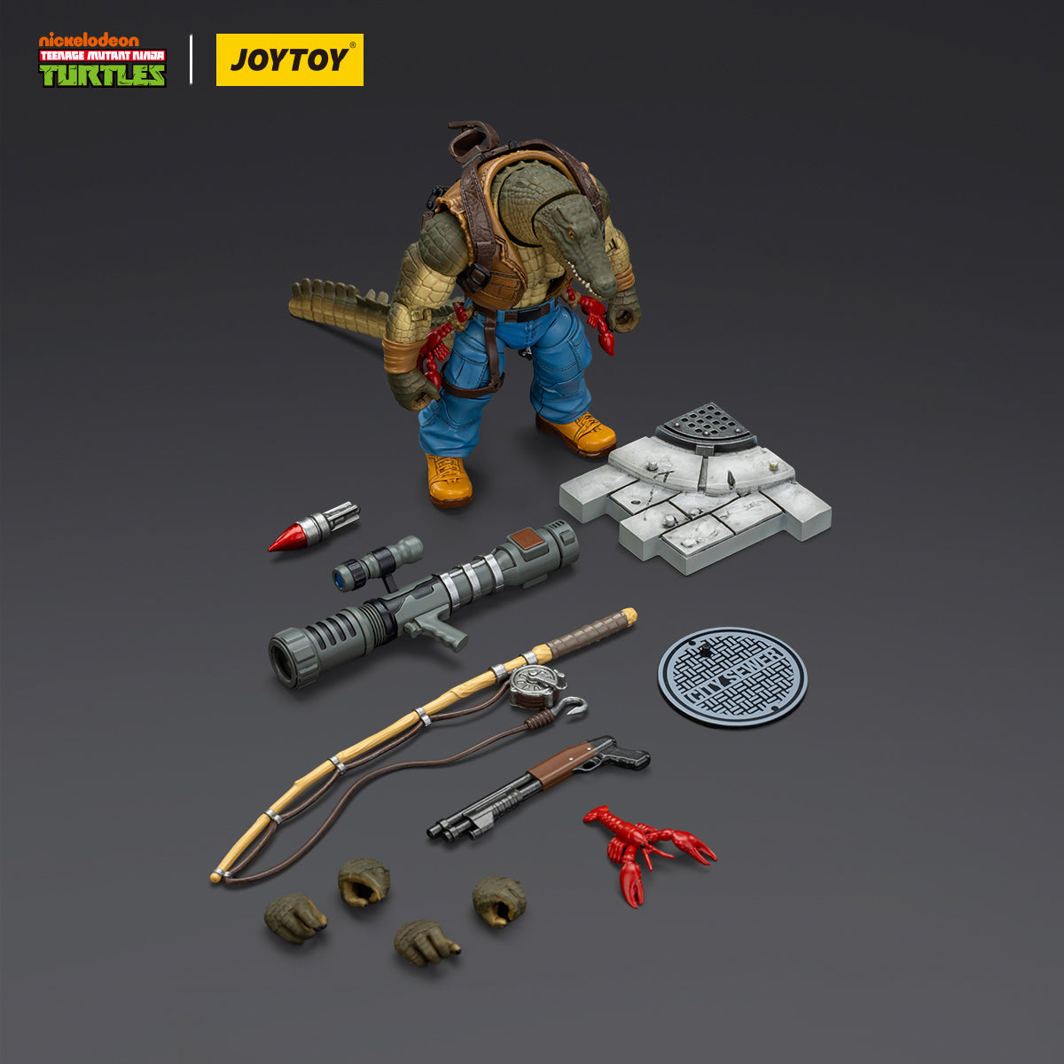 (Only Shipped to the US) JOYTOY TMNT-Leatherhead JT02526 1/18 Scale Action Figure