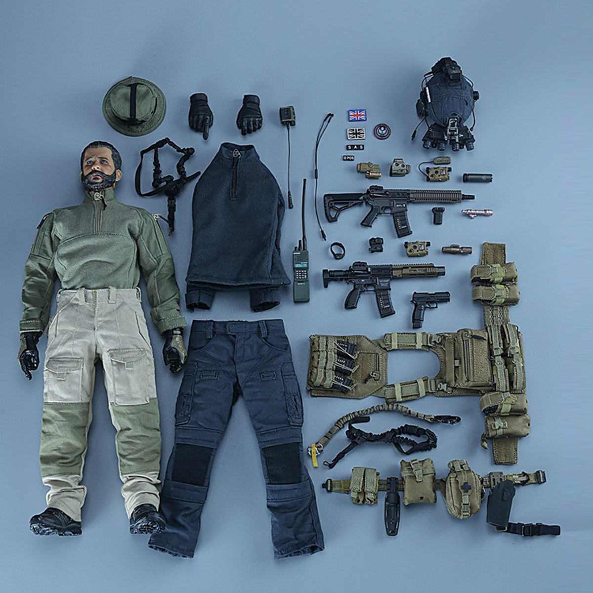 MINITIMES Military Soldier Action Figure