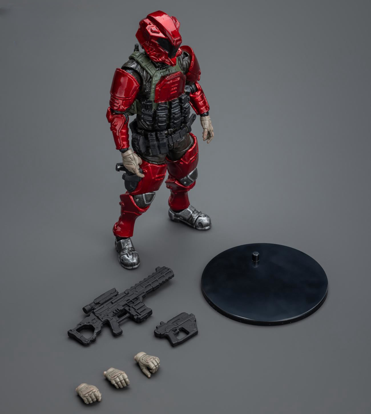 HiPlay JoyToy Military Collectible Figure: Army Builder Pack Intergalactic Bounty Hunter 1:18 Scale Action Figures JT1736