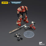 (Only Shipped to the US) JOYTOY Warhammer 40K 1/18 World Eaters Khorne Berzerker with Eviscerator Chainsword Action Figure