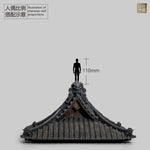 ToysNest Oriental Ancient City: The Roof of Old Temple Scene Fit Action Figure