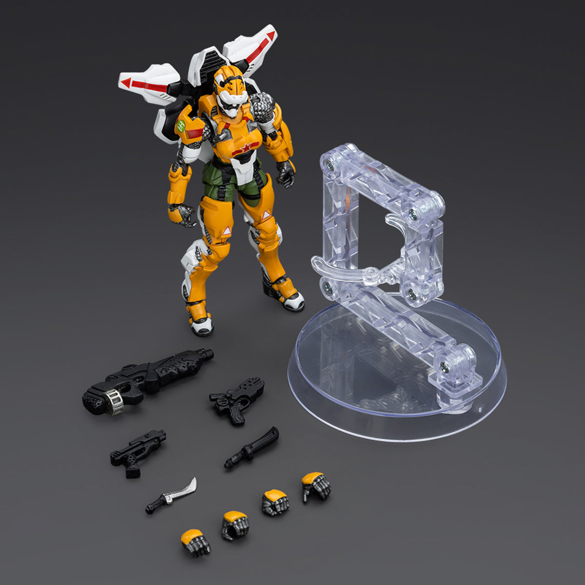 HiPlay JoyToy Infinity Collectible Figure: Yu Jing Special Action Team Tiger Soldier, Female 1:18 Scale Action Figures JT6571