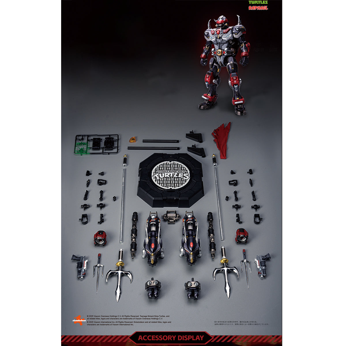 HEATBOYS Teenage Mutant Ninja Turtles Raphael Crimson Fury 40th Annive