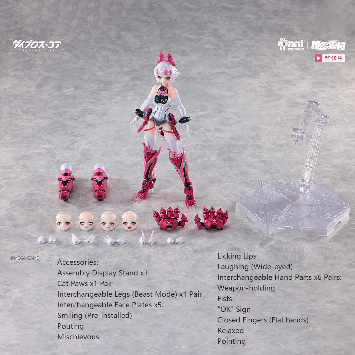 Animester Nuclear Gold Reconstruction Cross Core LYNX Fullaction 1/12 Scale Plastic Model Kit