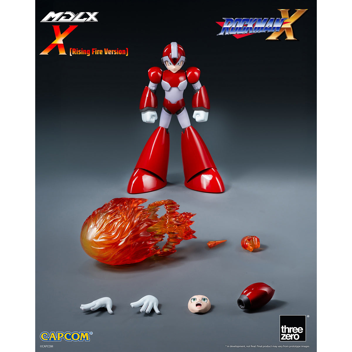 Threezero Rockman X / Mega Man X Rising Fire Version 3Z05760A0 Action