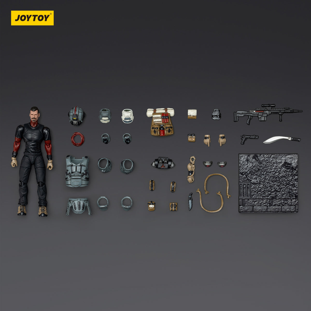 (Only Shipped to the US) JOYTOY Steel Ride Corps Designated Marksman Ethan JT02328 1/25 Scale Action Figure