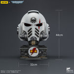 JOYTOY Warhammer 40,000 White Scars MkX Helmet & Display Stand 1/1 Scale Helmet Replica