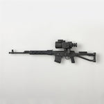 ZYTOYS, versión pintada, serie 2, paquete de armas de madera, accesorio para figura de 6 pulgadas