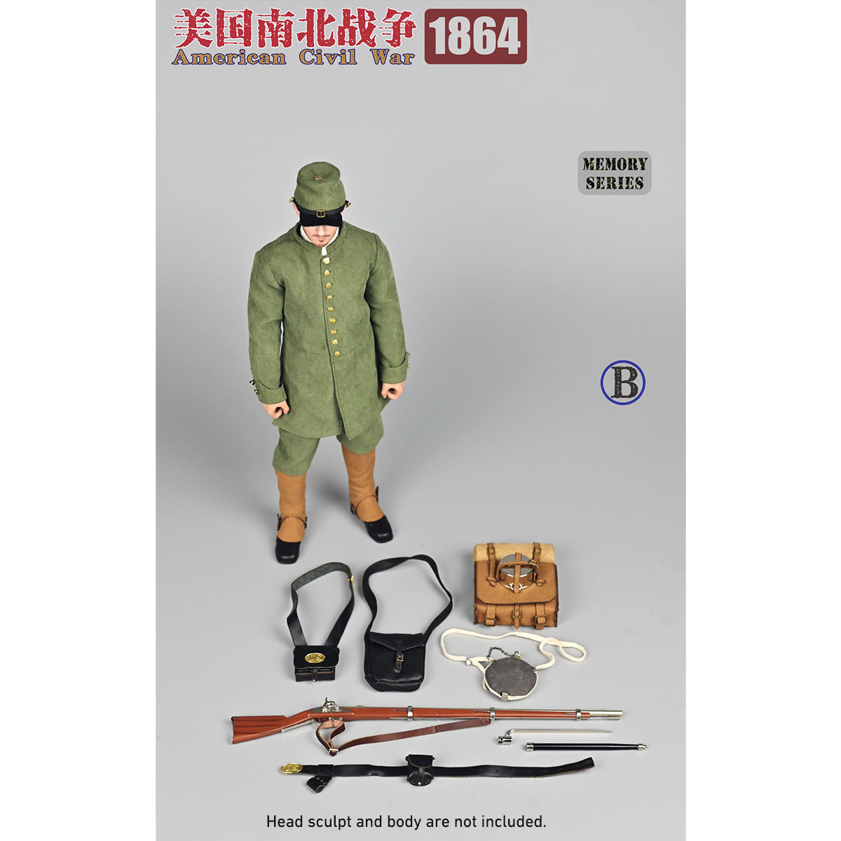 QORANGE QOTOYS American Civil War 1864 Accessory Pack for 1/6 Scale 12