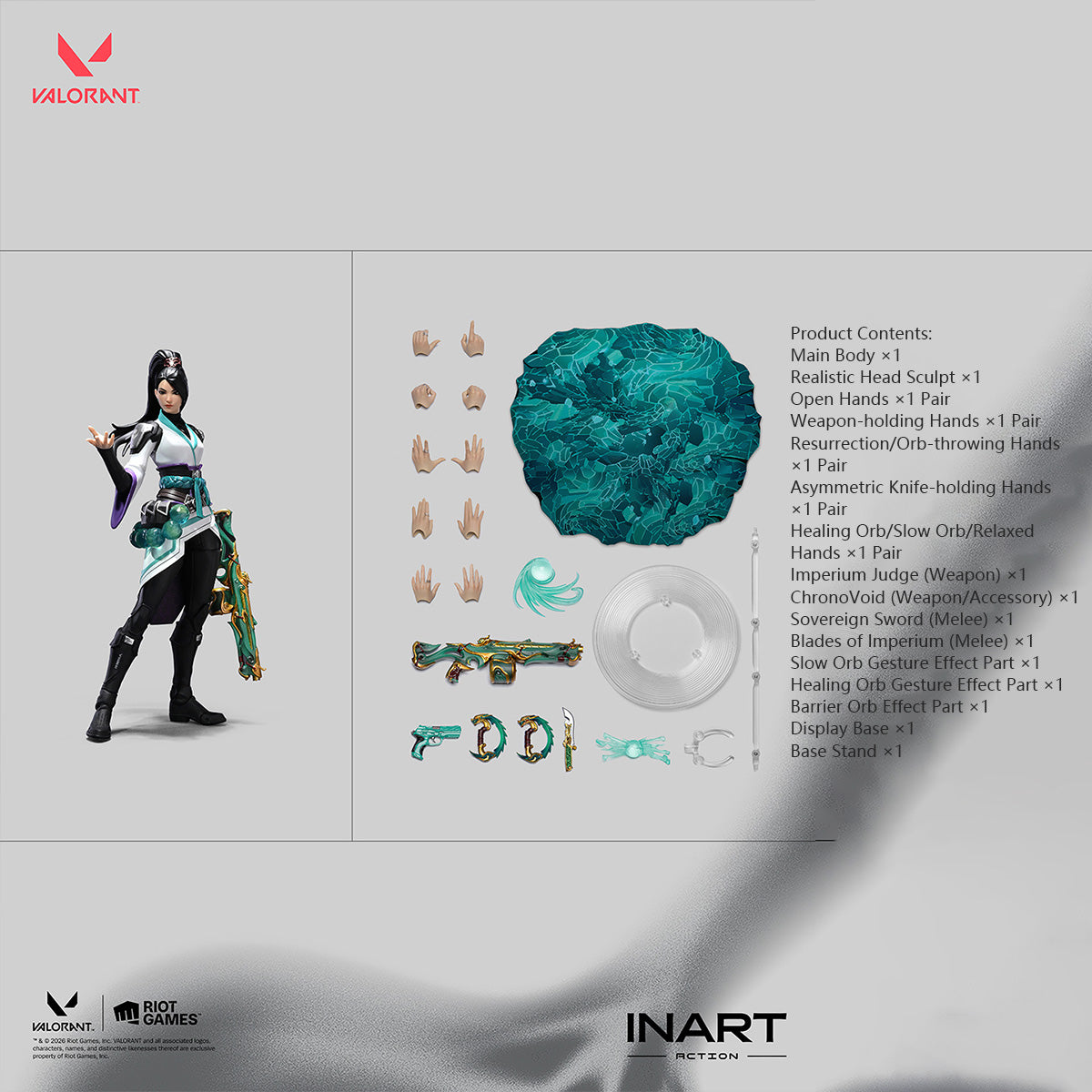 INART Valorant: Sage (MAG G0015) Premium Collectible Action Figure Game Merchandise