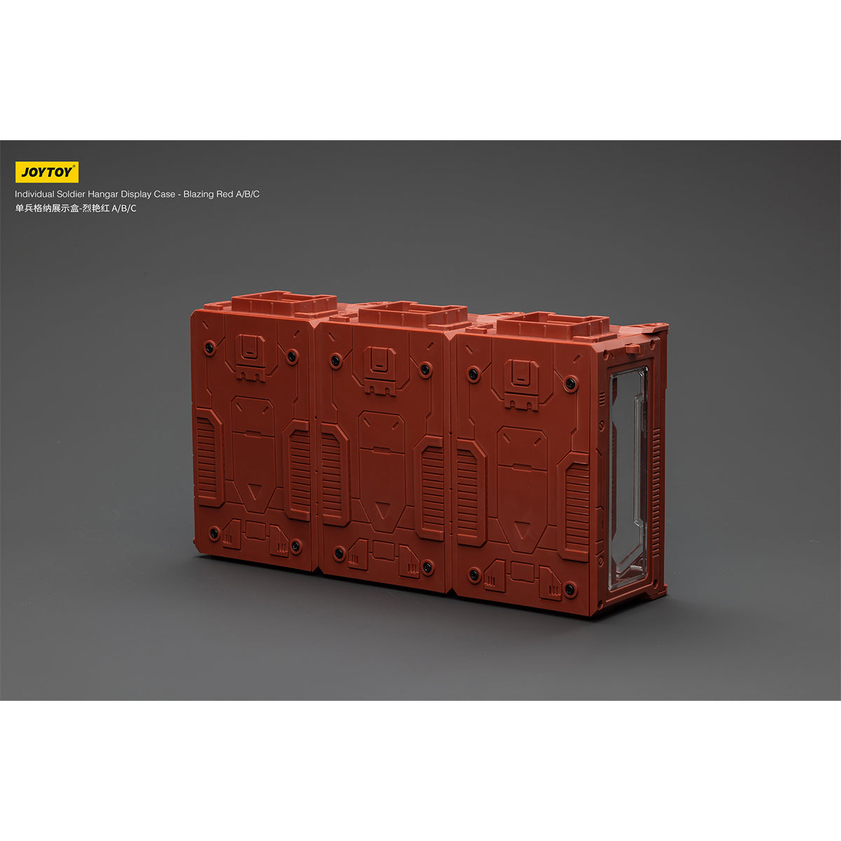 JOYTOY Individual Soldier Hangar Display Case Abyssal Blue Stellar Purple Blazing Red 1/25 Scale Fit JOYTOY Series Action Figure