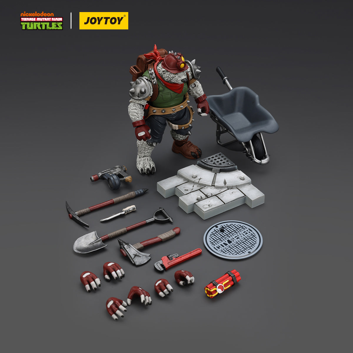 (Only Shipped to the US) JOYTOY TMNT-Dirtbag 1/18 Scale Action Figure Comic Roles