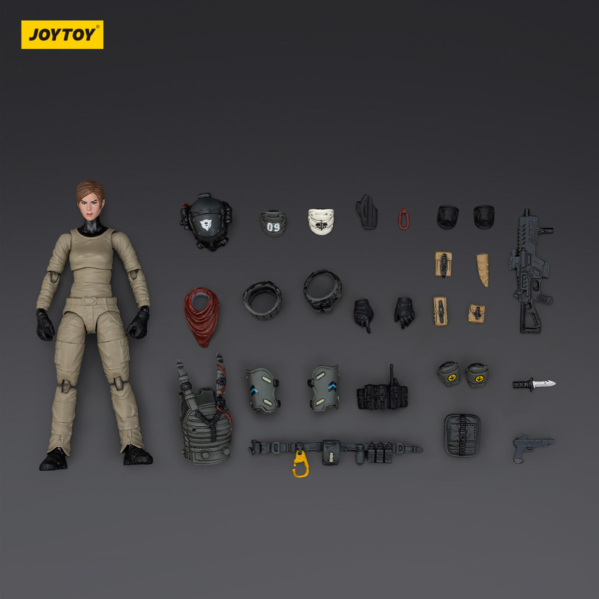 (Only Shipped to the US) JOYTOY Stellar Scar Assault Team Gravelgold JT01871 1/18 Scale Action Figure