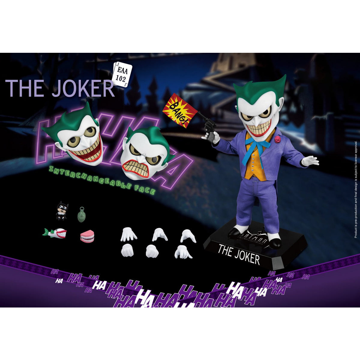 Beast Kingdom Batman Animation Series The Joker EAA-102 Action Figure