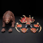 Memory toys Armor Giant Bear Mount Model Collector's Limited Edition Action Figures
