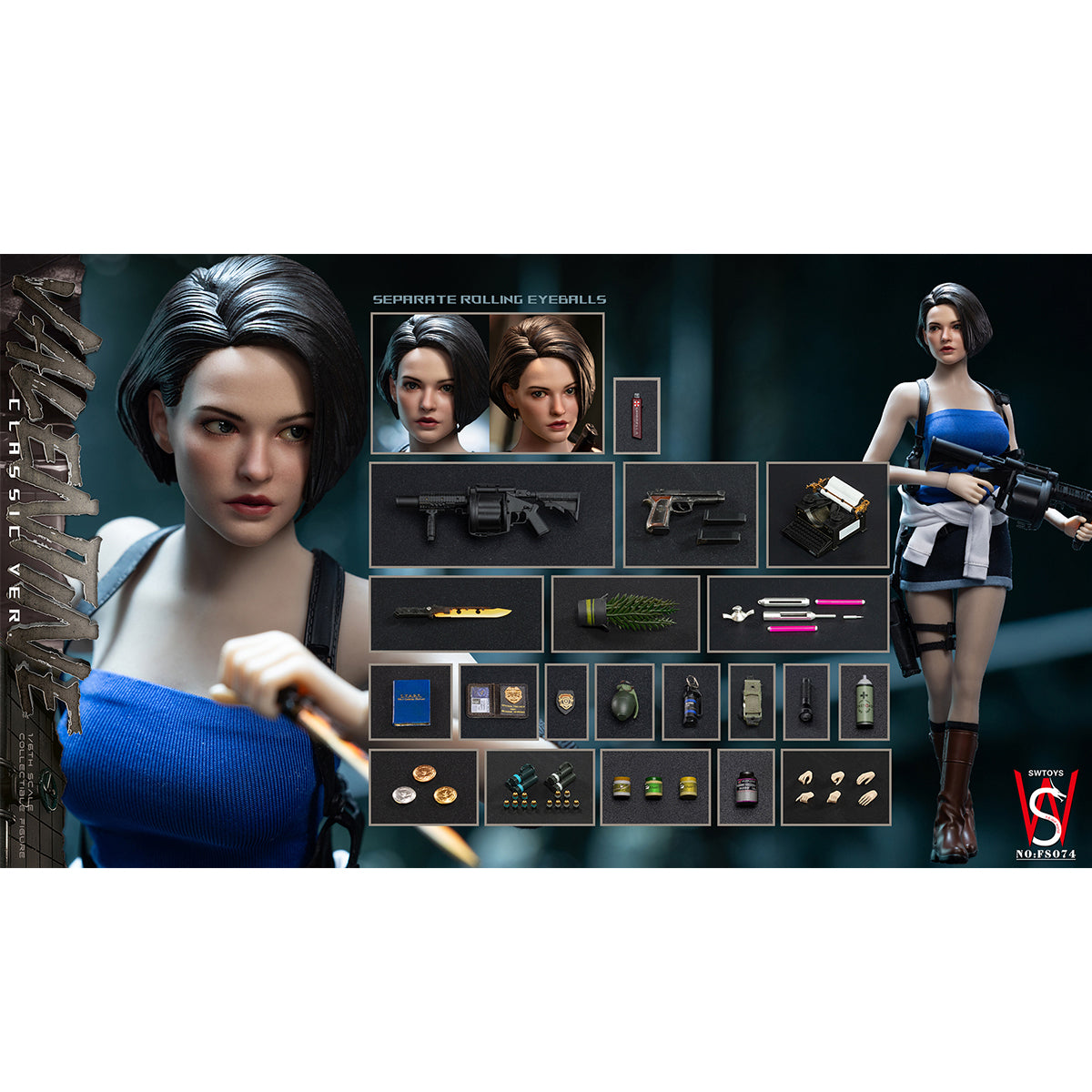 SWtoys Valentine NO:FS074 1/6 Scale Action Figure