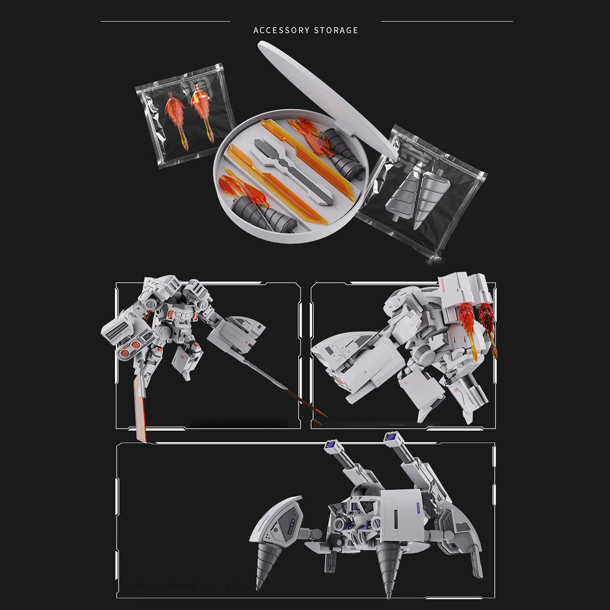 Loong Spirit Hidden Beast Face Zodiac Mecha Rat Instant Noodle Assembly Model Kits