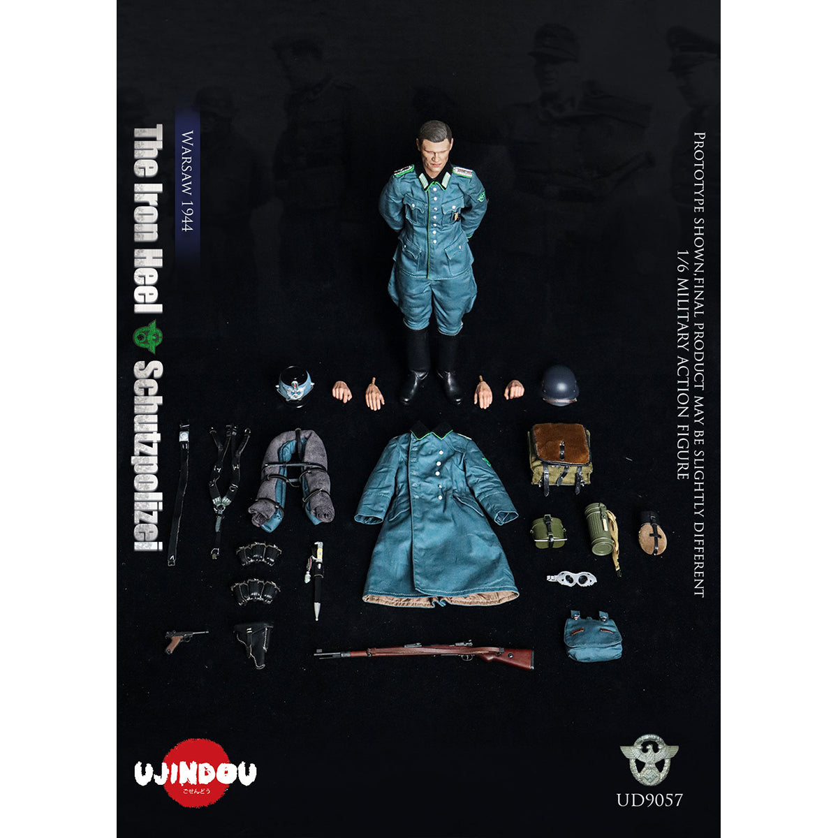 UJINDOU UD9057 The Iron Heel-WWII German Schutzpolizei Warsaw 1944 1/6 Scale Action Figure