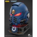 JOYTOY Warhammer 40K Ultramarines Captain MkX Helmet & Display Stand 1/1 Scale
