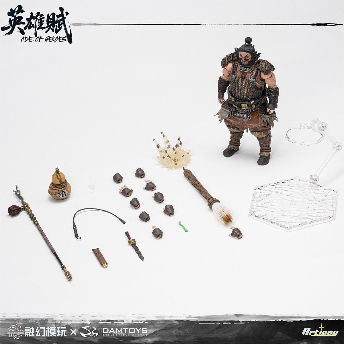 FUSION FANTASY × DAMTOYS Odes of Heroes Wanfu Mokai FTOH-02 Zhang Fei 1/12 Scale Action Figure