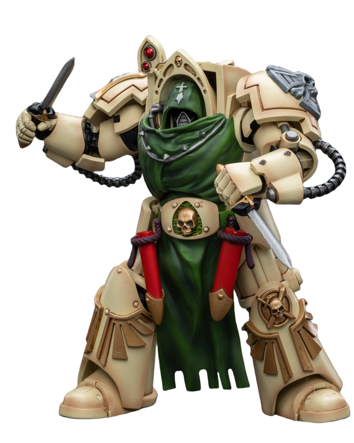 HiPlay JoyToy JT9213 40K Collectible Figure: Dark Angels Deathwing Knight with Mace of Absolution 2 1:18 Scale Action Figures