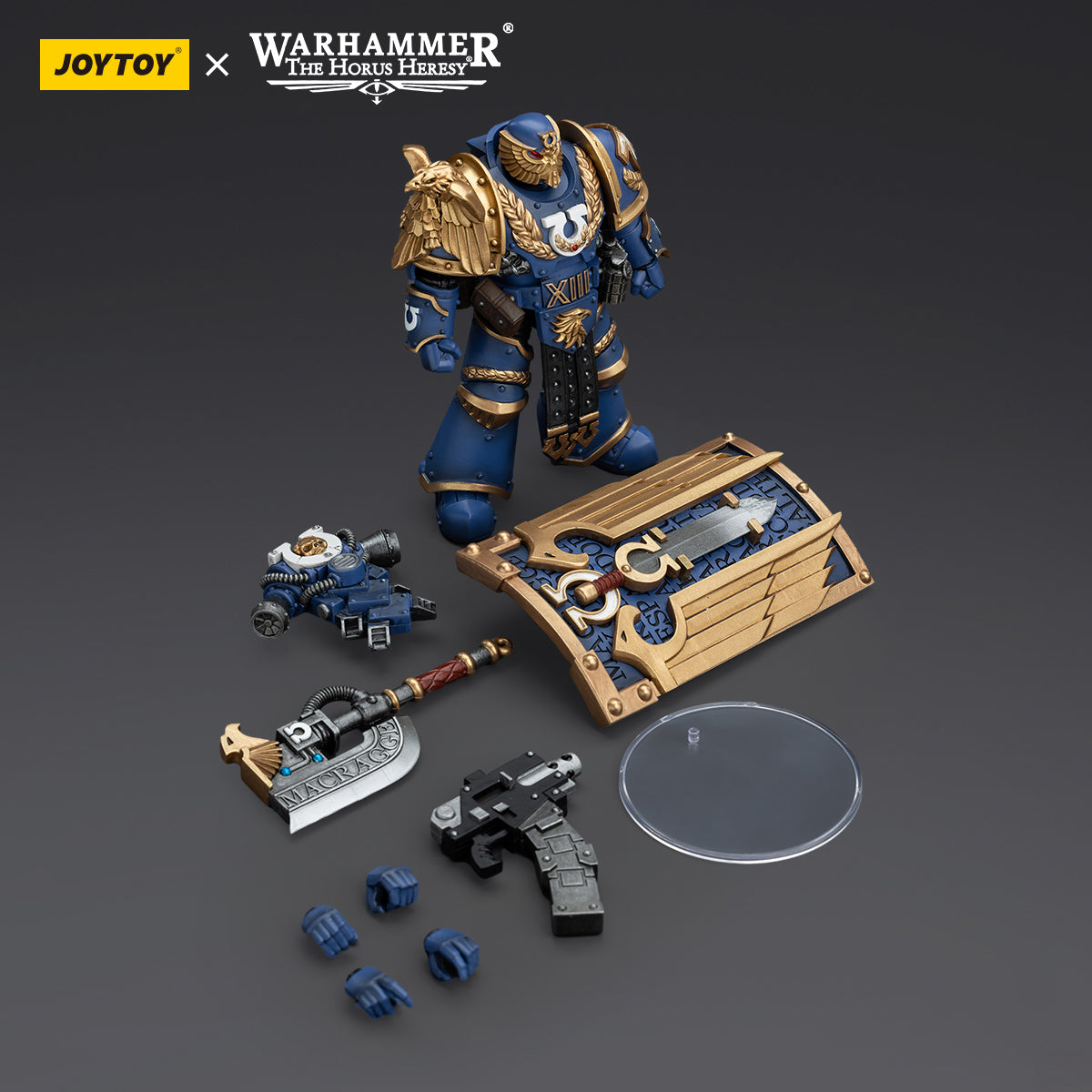 JOYTOY Warhammer The Horus Heresy Ultramarines Invictarus Suzerain Squad Suzerain 5 Action Figure