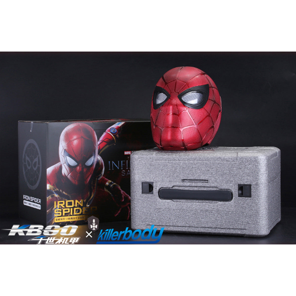 Casque Killerbody Iron Spider Le premier casque Spider rigide portable