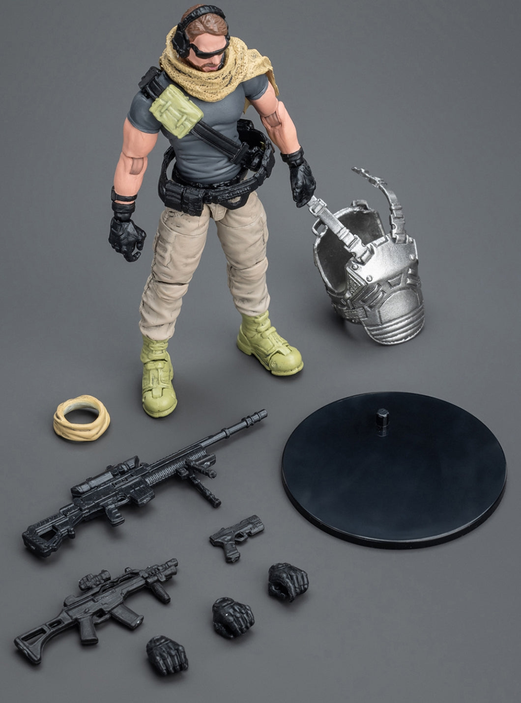 HiPlay JoyToy Hardcore Coldplay Collectible Figure: Sack Mercenaries-The Sharpshooter 1:18 Scale Action Figures JT9879