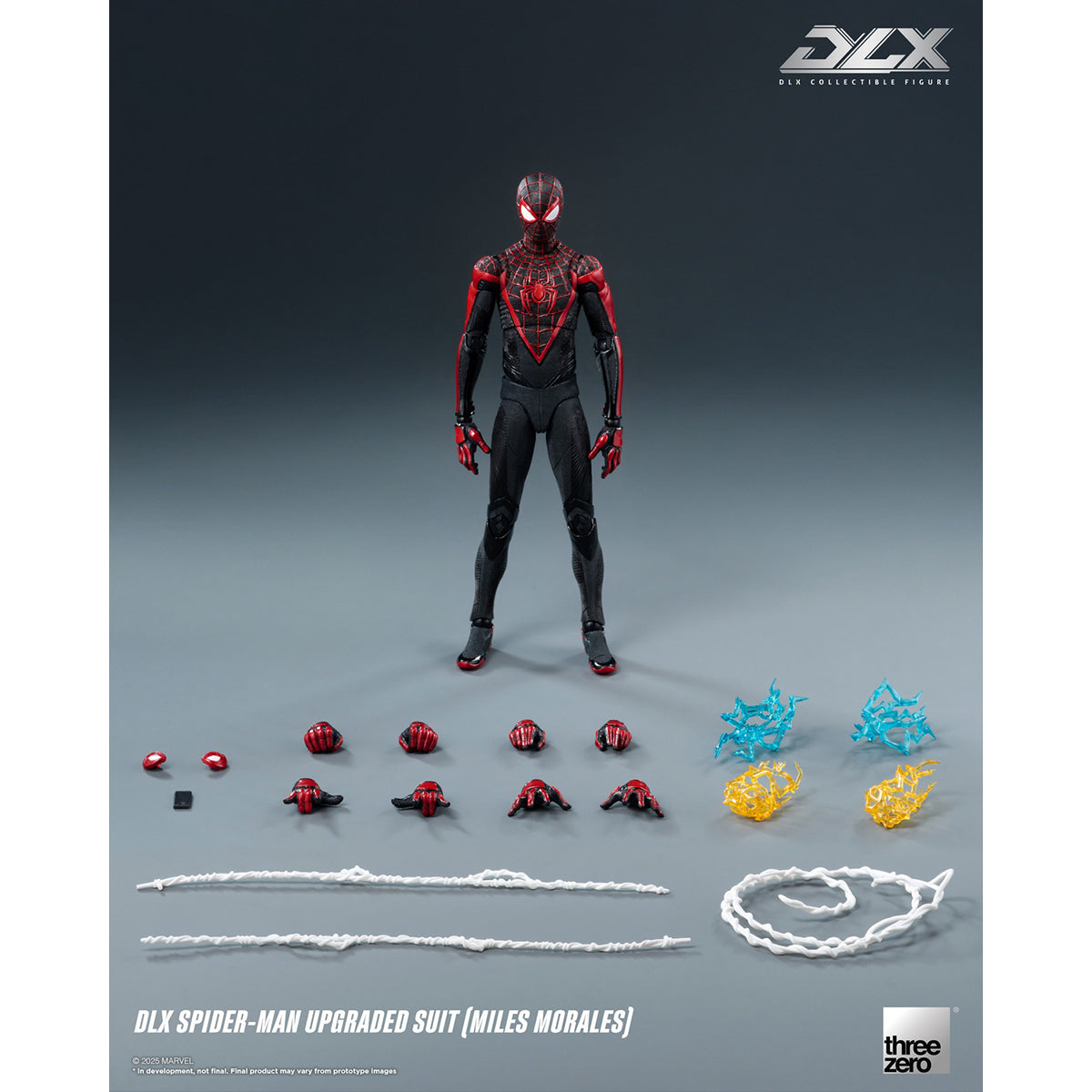 Threezero Marvel's Spider-Man 2 DLX Spider-Man Upgraded Suit (Miles Morales) Action Figure
