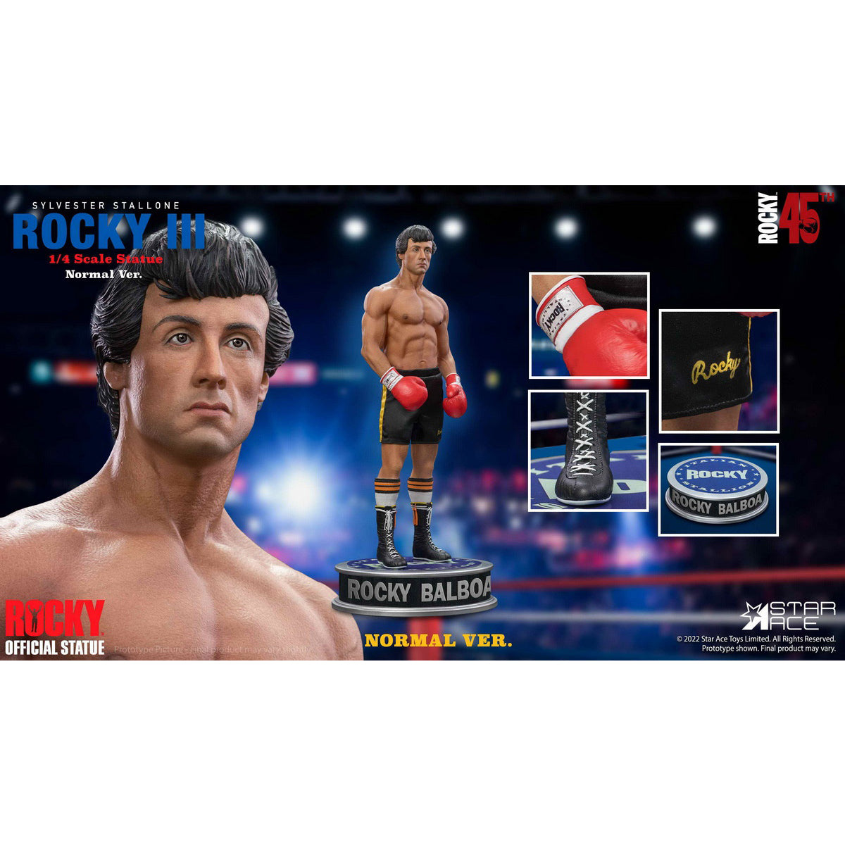 STAR ACE Toys Rocky Standard Edition Statue