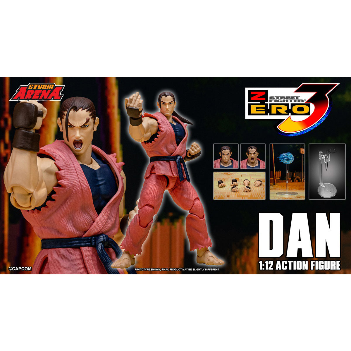 Storm Collectibles Street Fighter Zero 3: DAN 1/12 Scale Action Figure